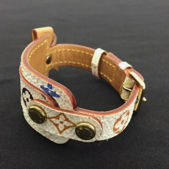 LOUIS VUITTON MONOGRAM MULTICOLOR GAMBLE BRACELET PORTE ADDRESS BRACELET/Q5516 - Picture 3 of 10